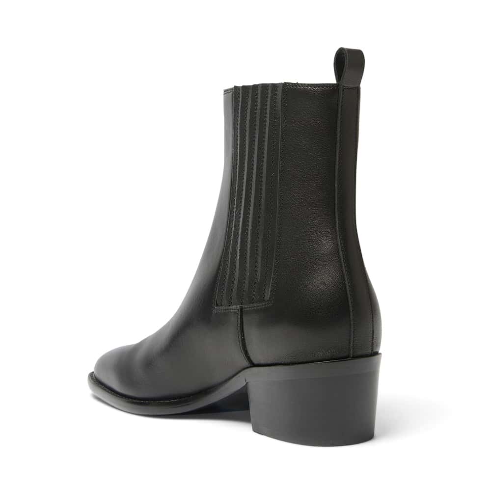 Ambrose Boot in Black Leather