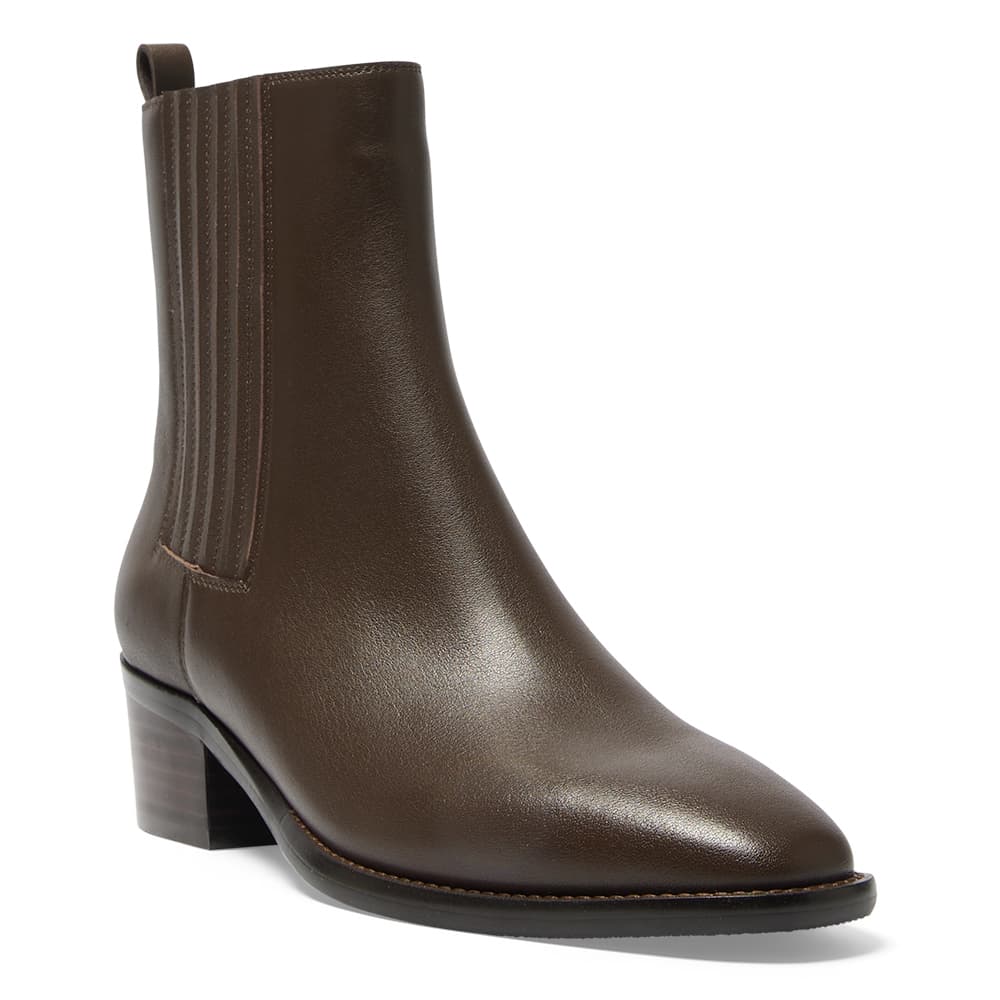 Ambrose Boot in Chocolate  Leather
