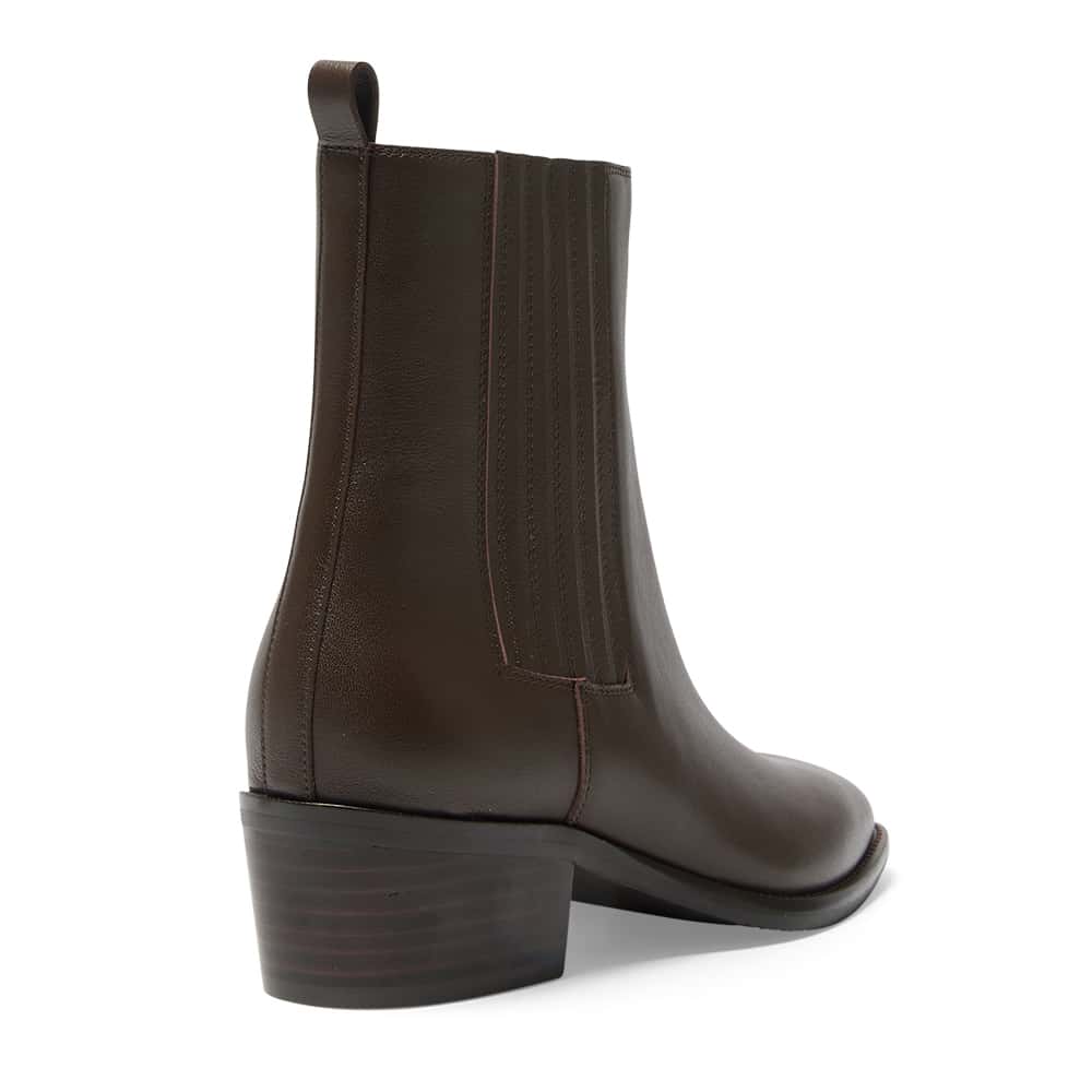 Ambrose Boot in Chocolate  Leather