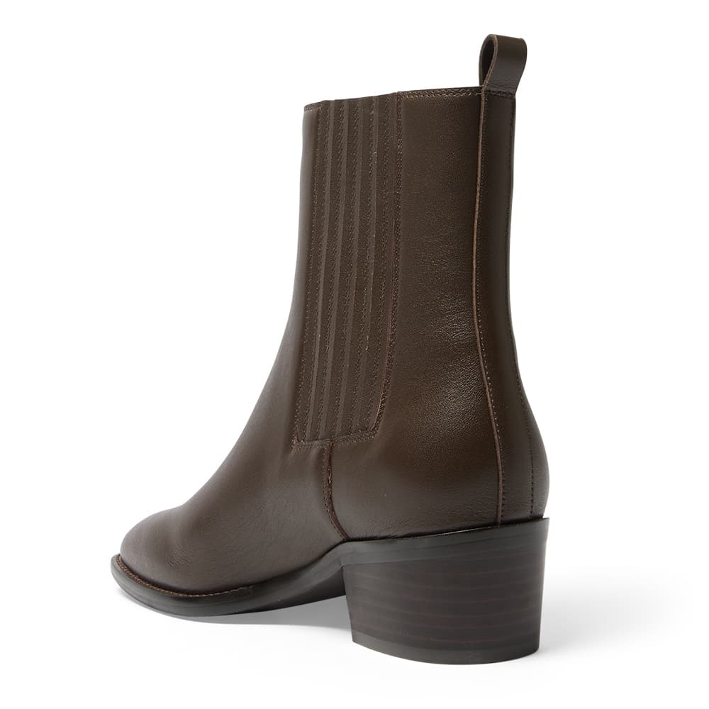 Ambrose Boot in Chocolate  Leather