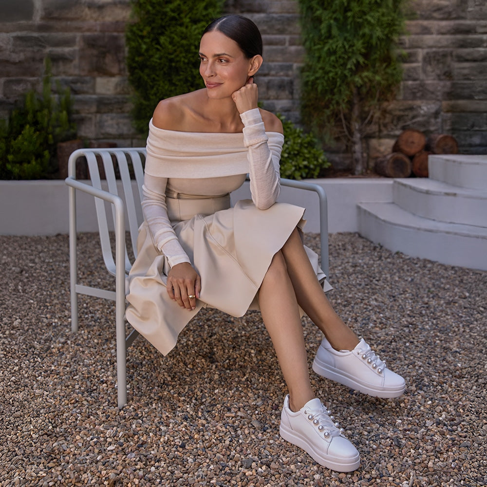 Bant Sneaker in White Leather