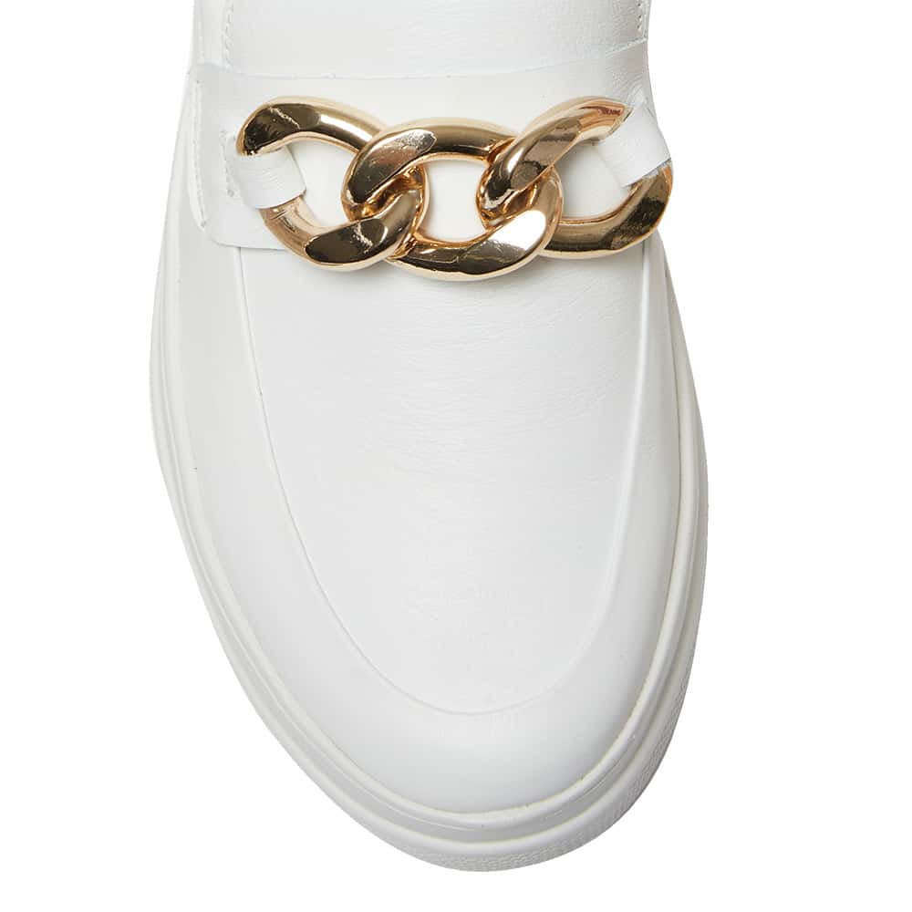 Bates Sneaker in White Leather
