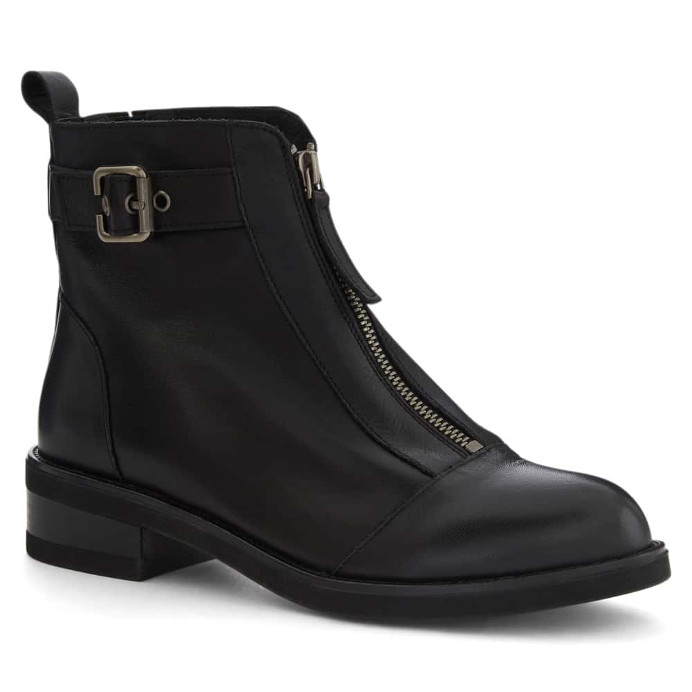 Beaumont Boot in Black Leather