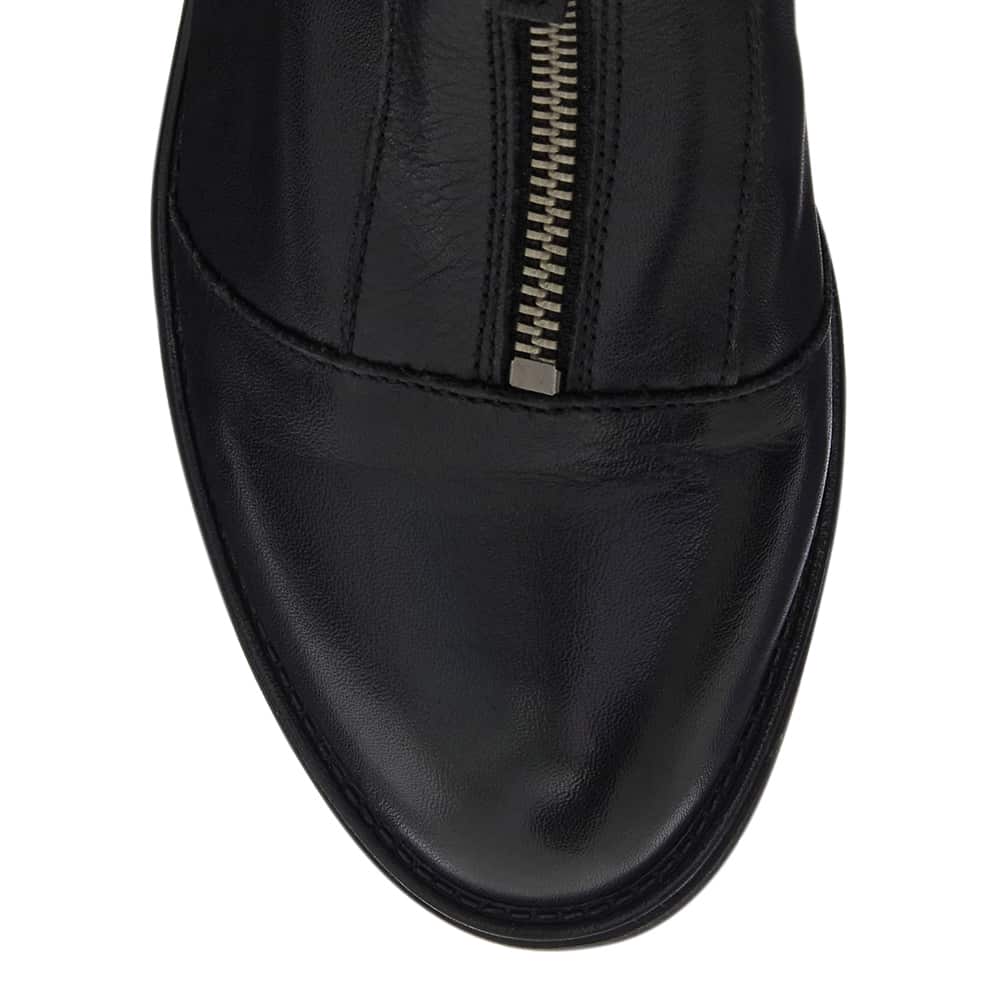 Beaumont Boot in Black Leather
