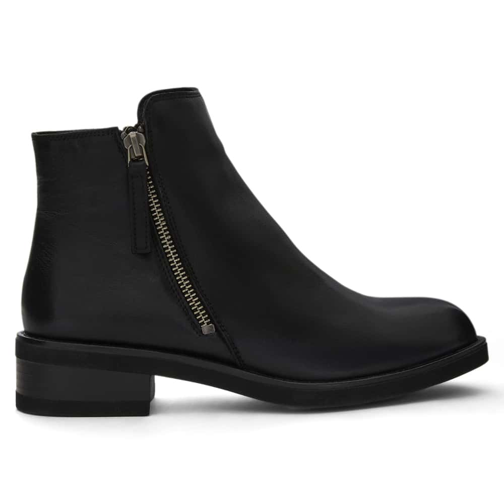 Bethany Boot in Black Leather