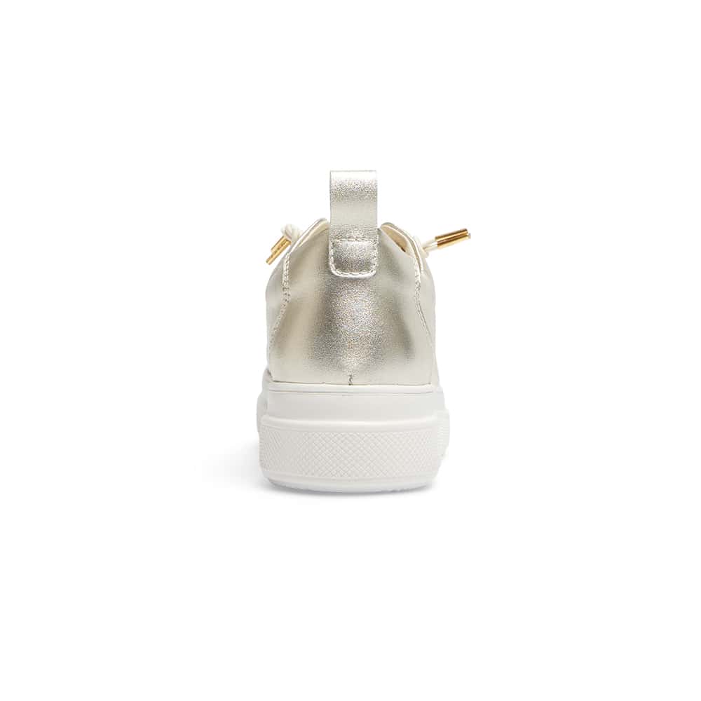 Bison Sneaker in Soft Gold Leather