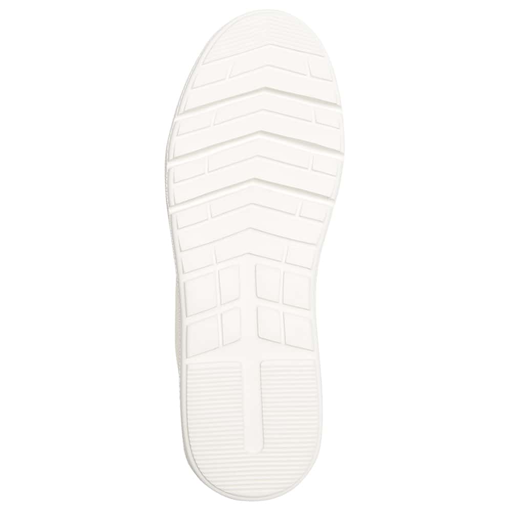 Bison Sneaker in White Leather
