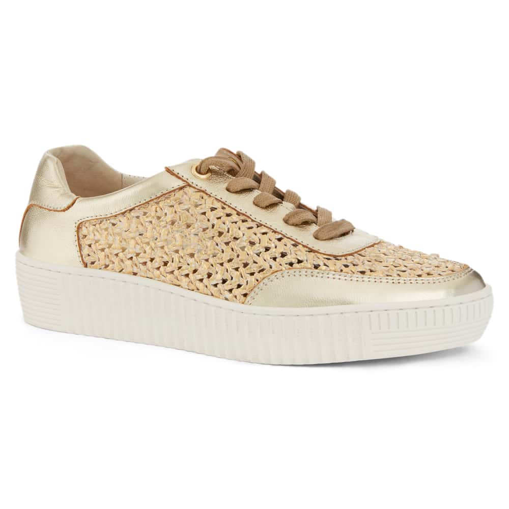Bond Sneaker in Gold Multi