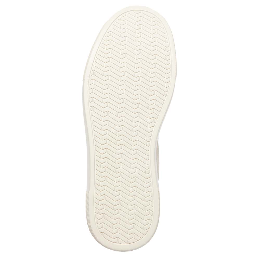 Buffy Sneaker in Ivory And Gold Leather