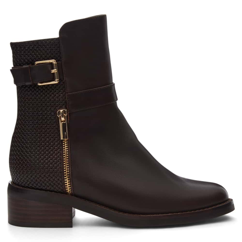 Cape Boot in Chocolate  Leather