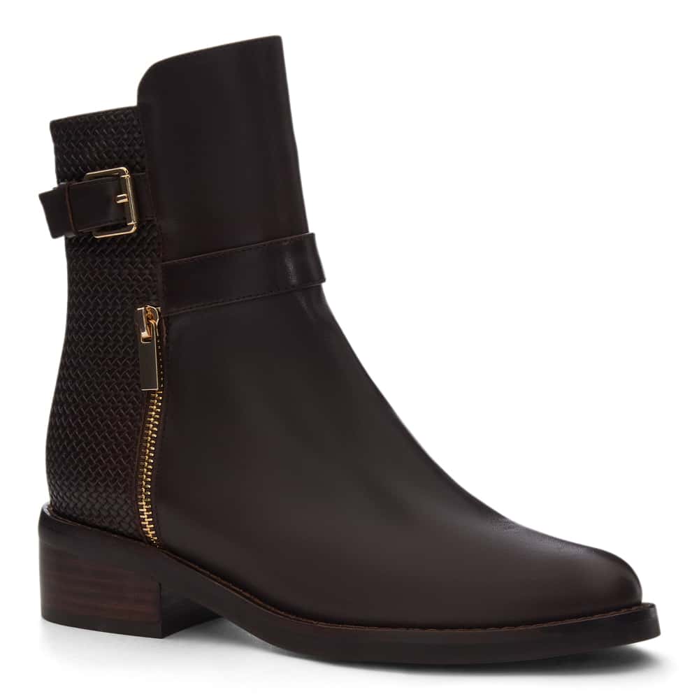 Cape Boot in Chocolate  Leather