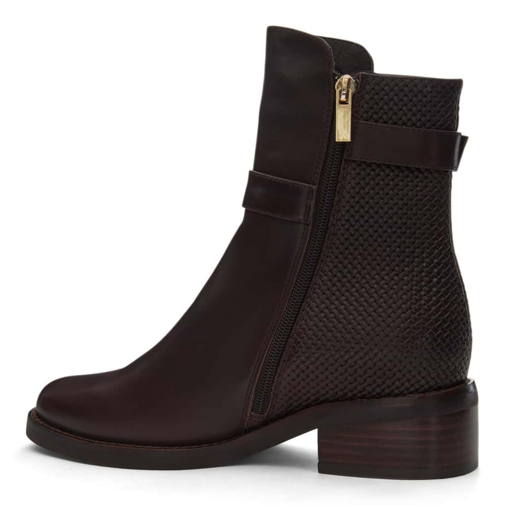 Cape Boot in Chocolate  Leather