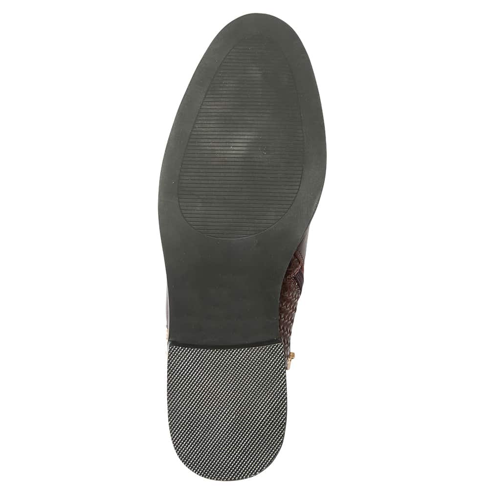 Cape Boot in Wine Glove Leather