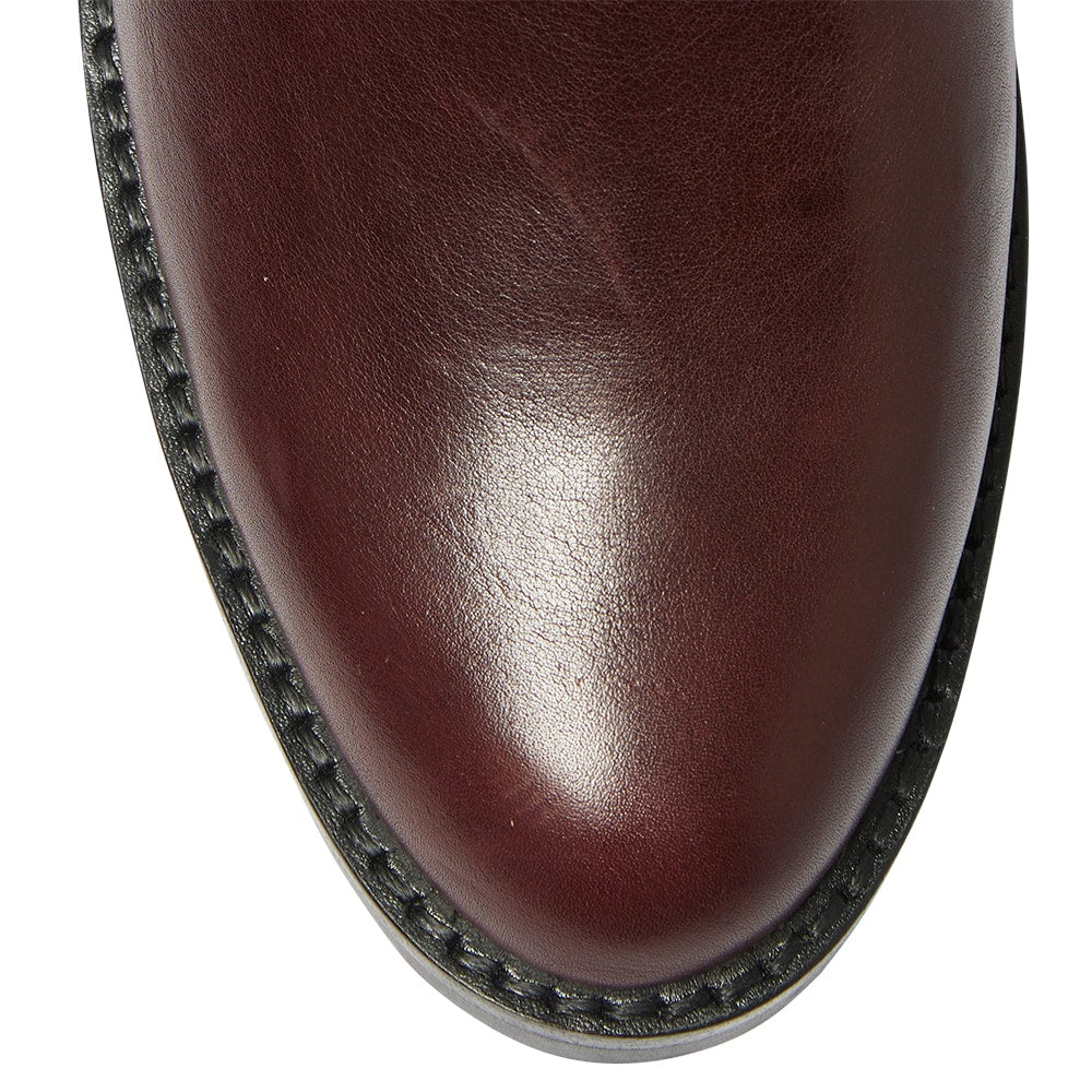 Cape Boot in Wine Glove Leather