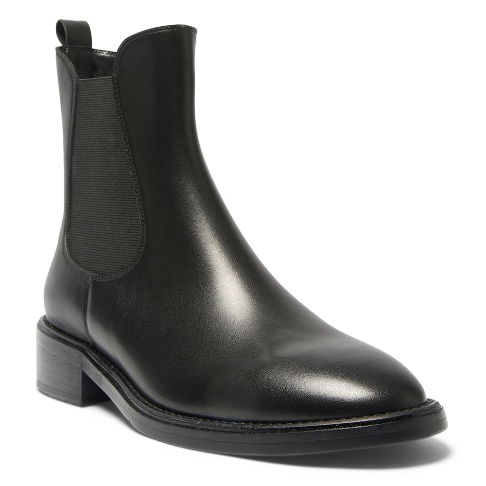 Cedric Boot in Black Leather