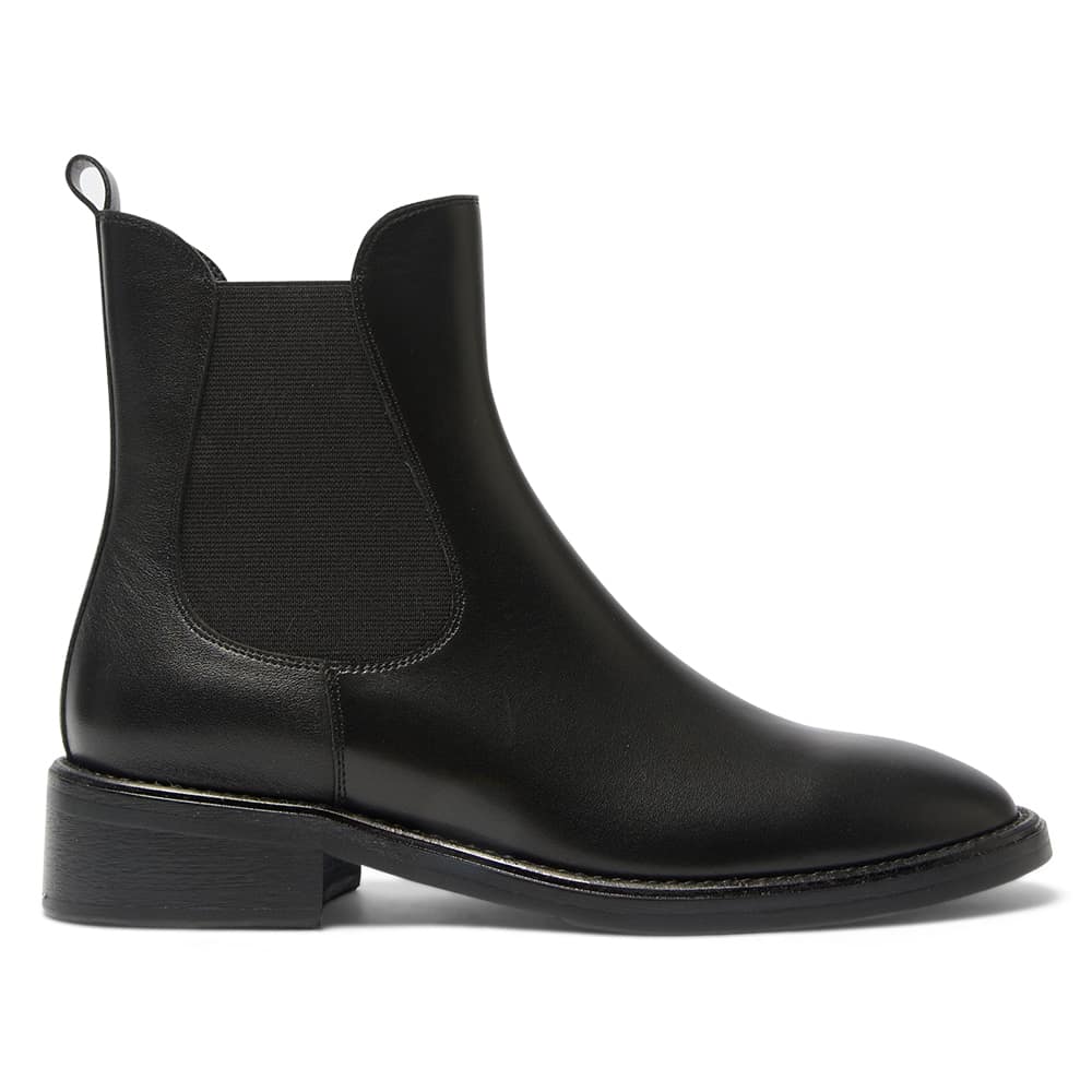 Cedric Boot in Black Leather