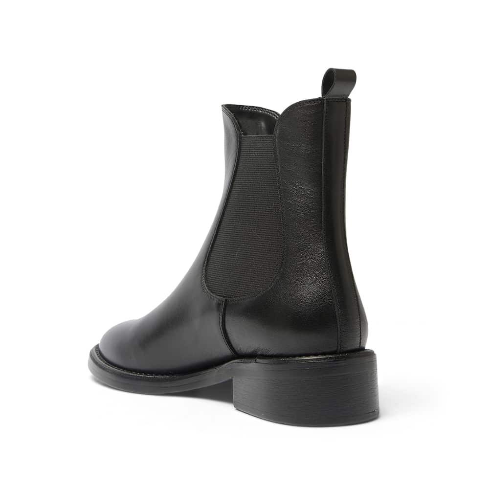 Cedric Boot in Black Leather