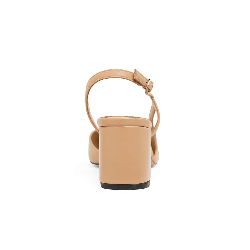 Chapter Heel in Black And Camel Leather