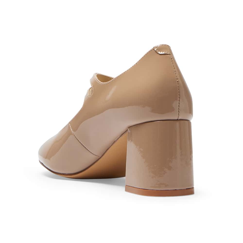 Claire Heel in Blush Patent Patent
