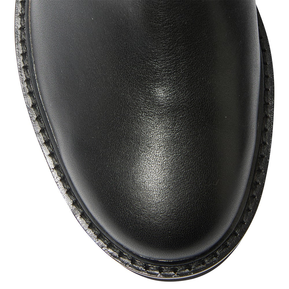 Detroit Boot in Black Leather