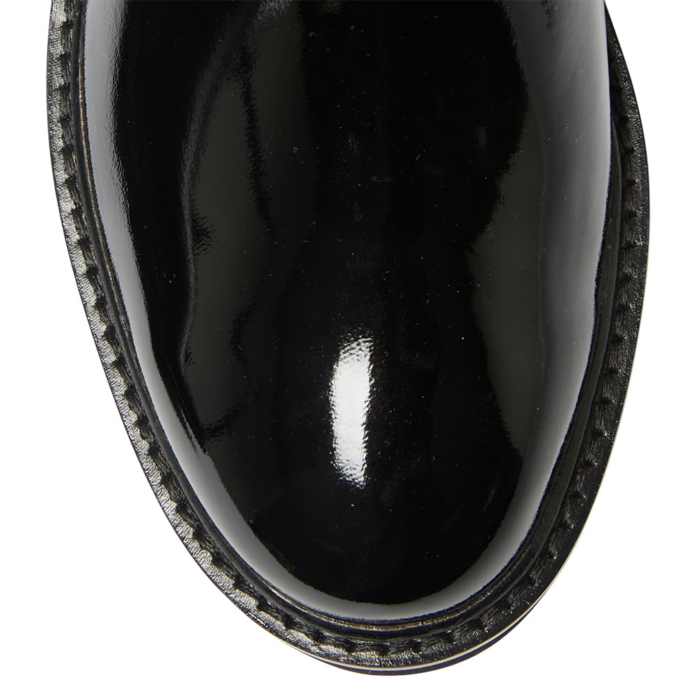 Detroit Boot in Black Patent