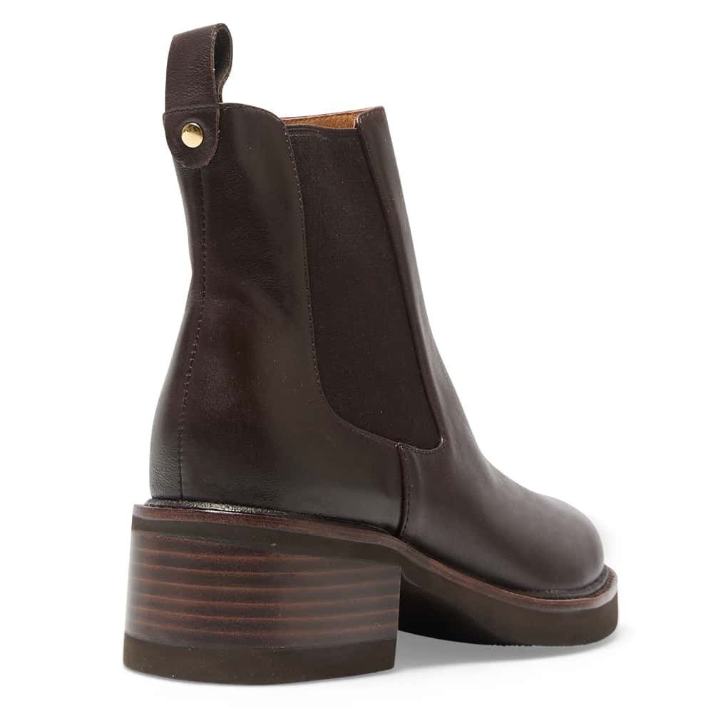 Detroit Boot in Chocolate Glove Leather