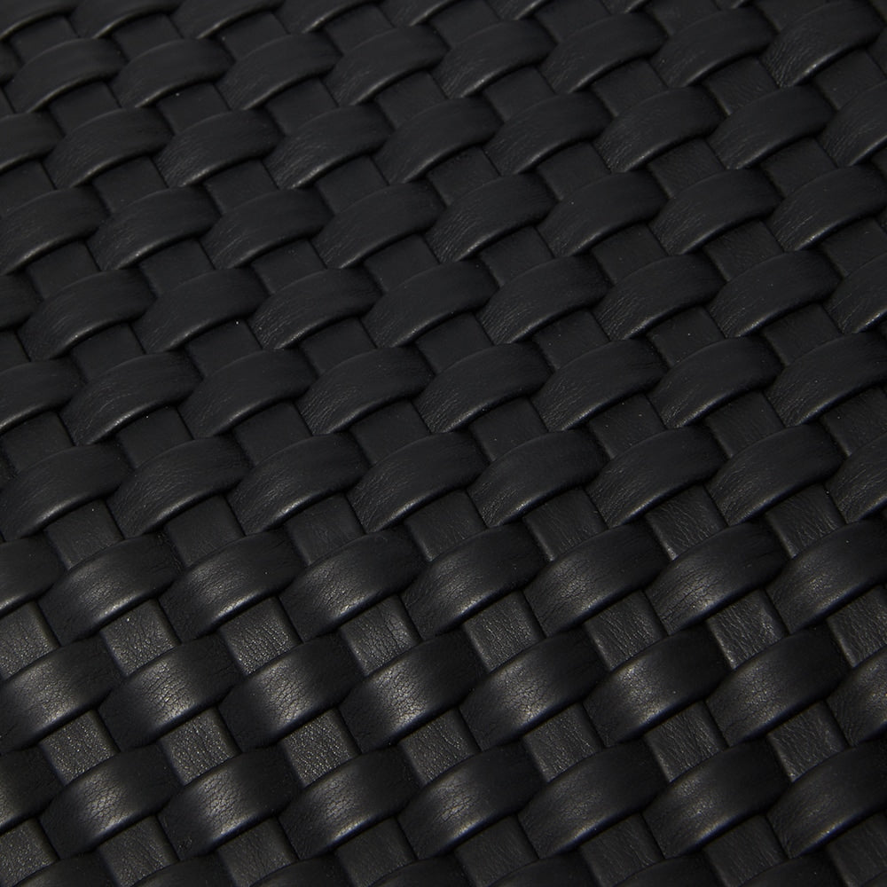 Duet Handbag in Black Weave Fabric