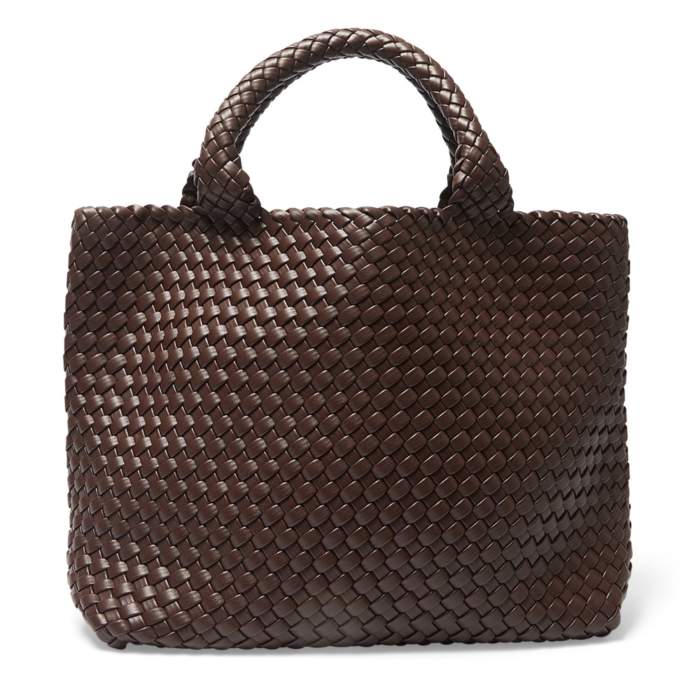 Duet Handbag in Chocolate Weave