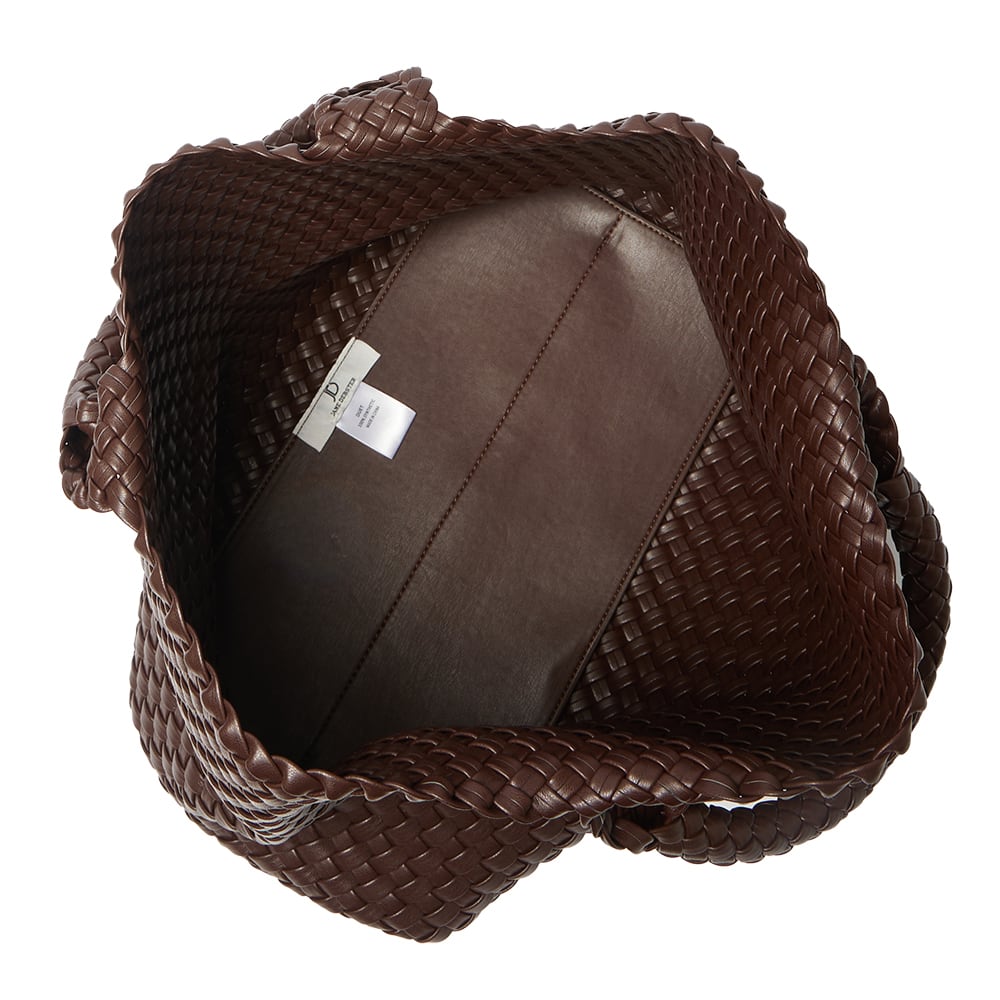 Duet Handbag in Chocolate Weave