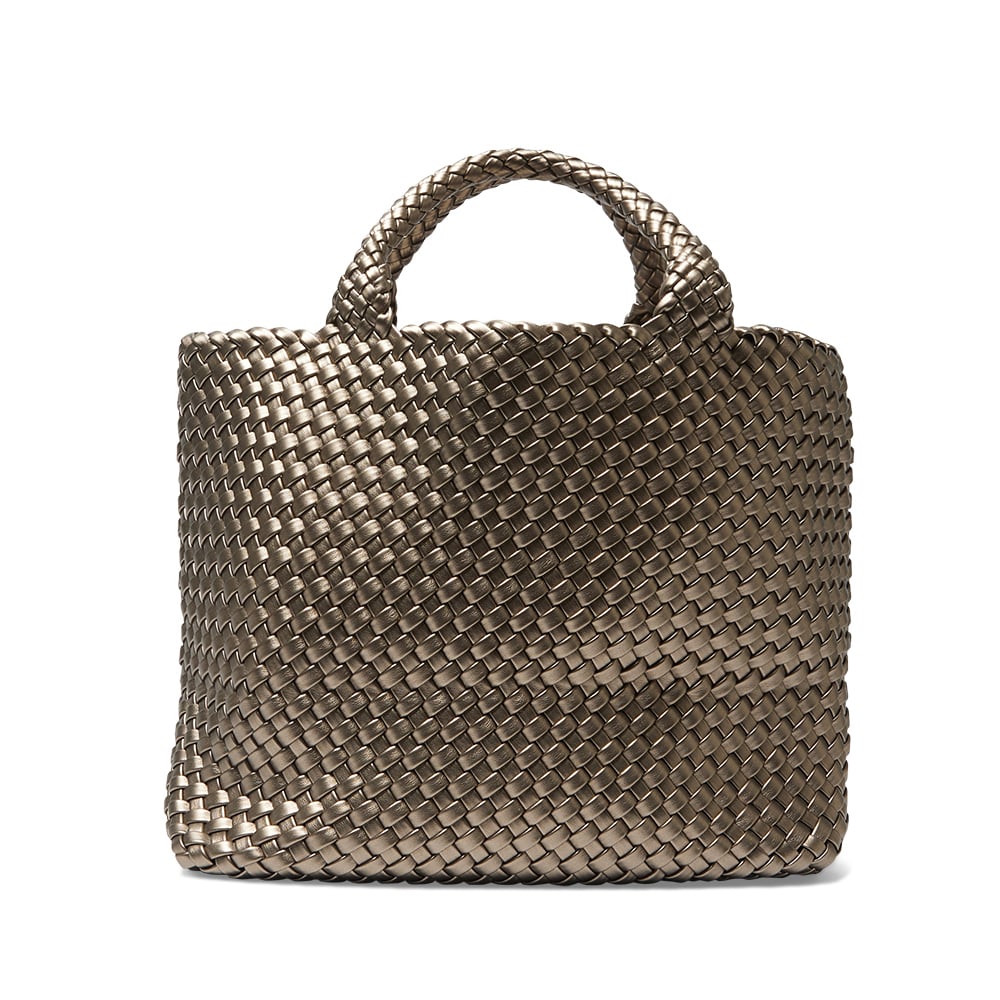 Duet Handbag in Pewter Weave