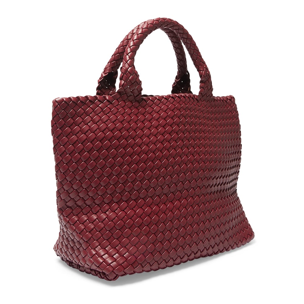 Duet Handbag in Wine Weave