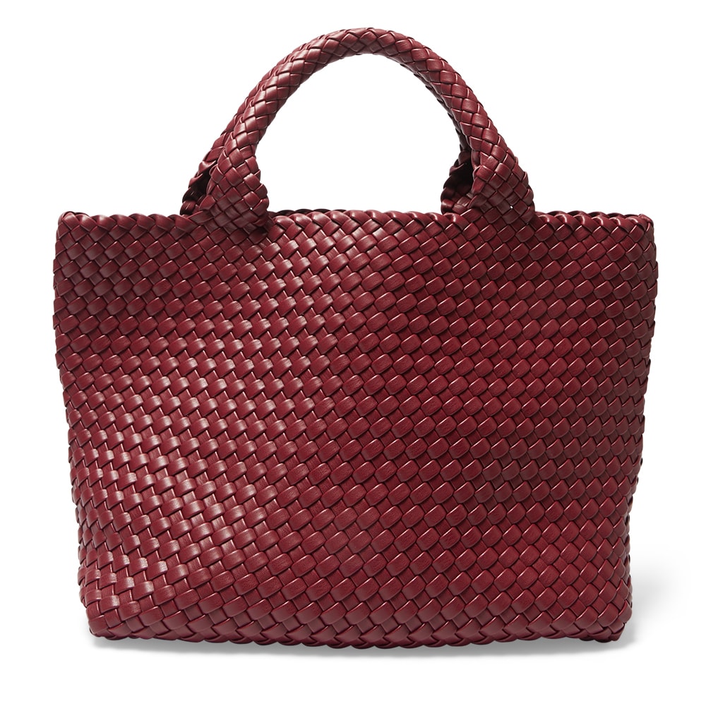 Duet Handbag in Wine Weave