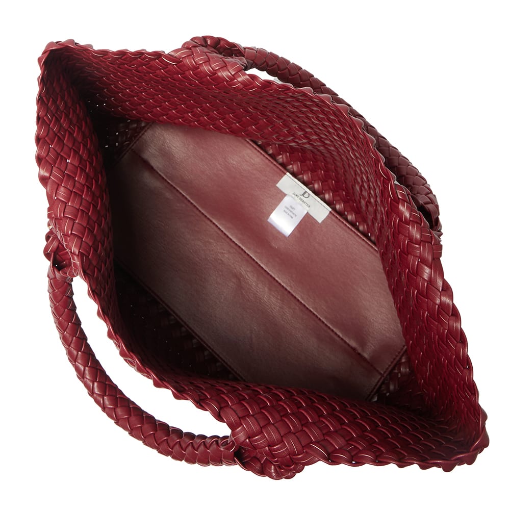 Duet Handbag in Wine Weave