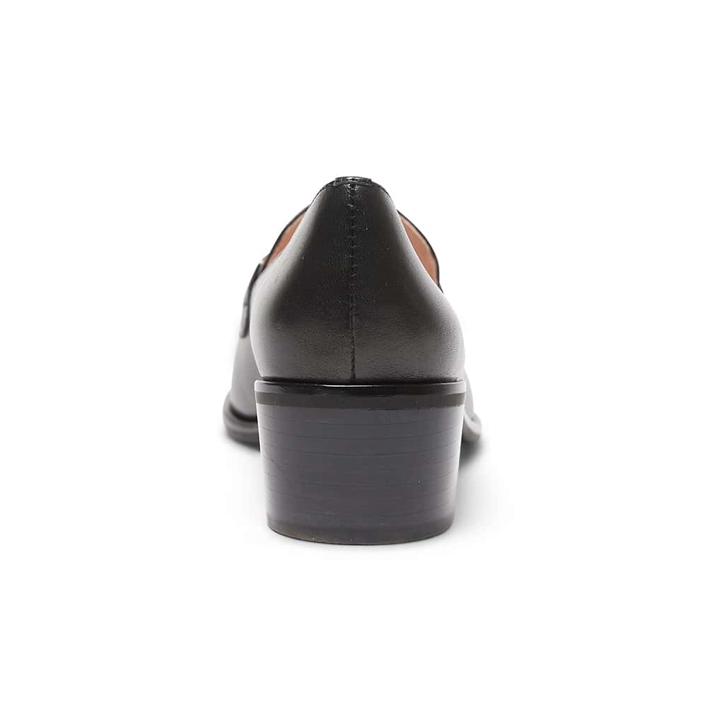 Elena Loafer in Black Leather