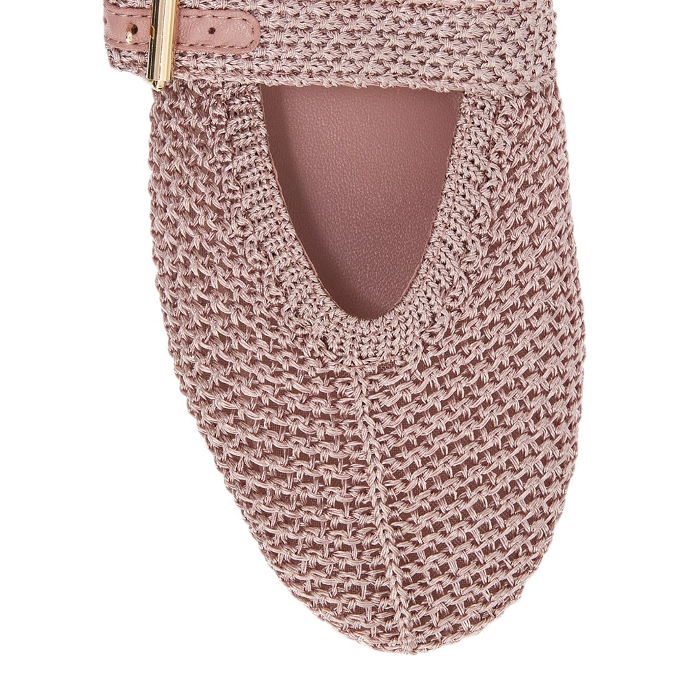 Elope Ballet Flat in Pale Pink