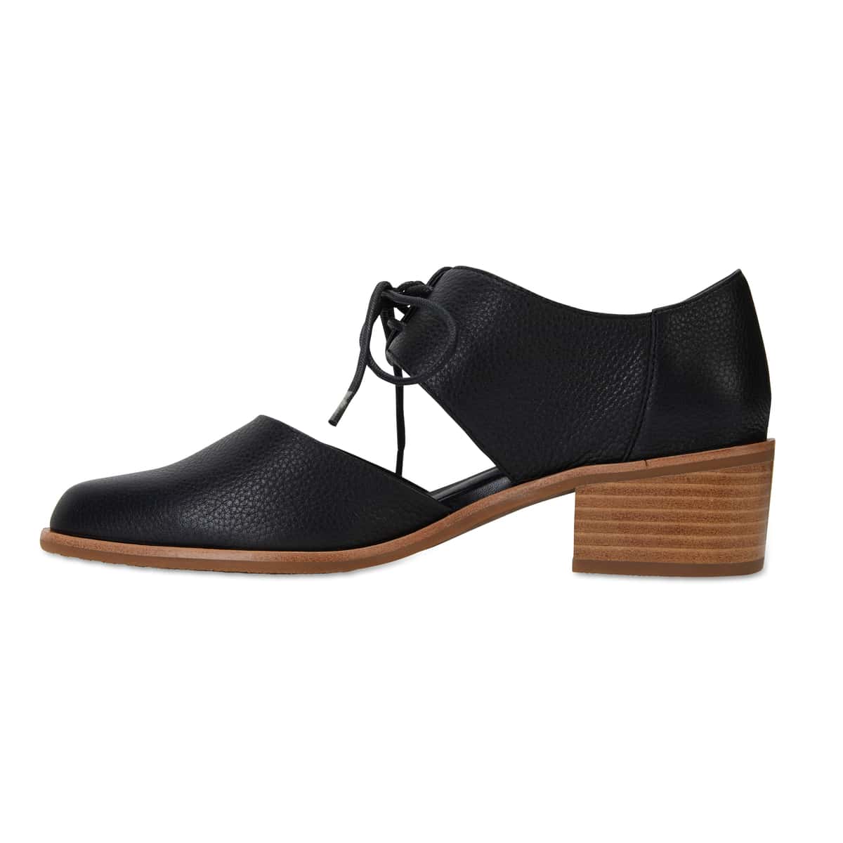 Exhibit Brogue in Black Leather