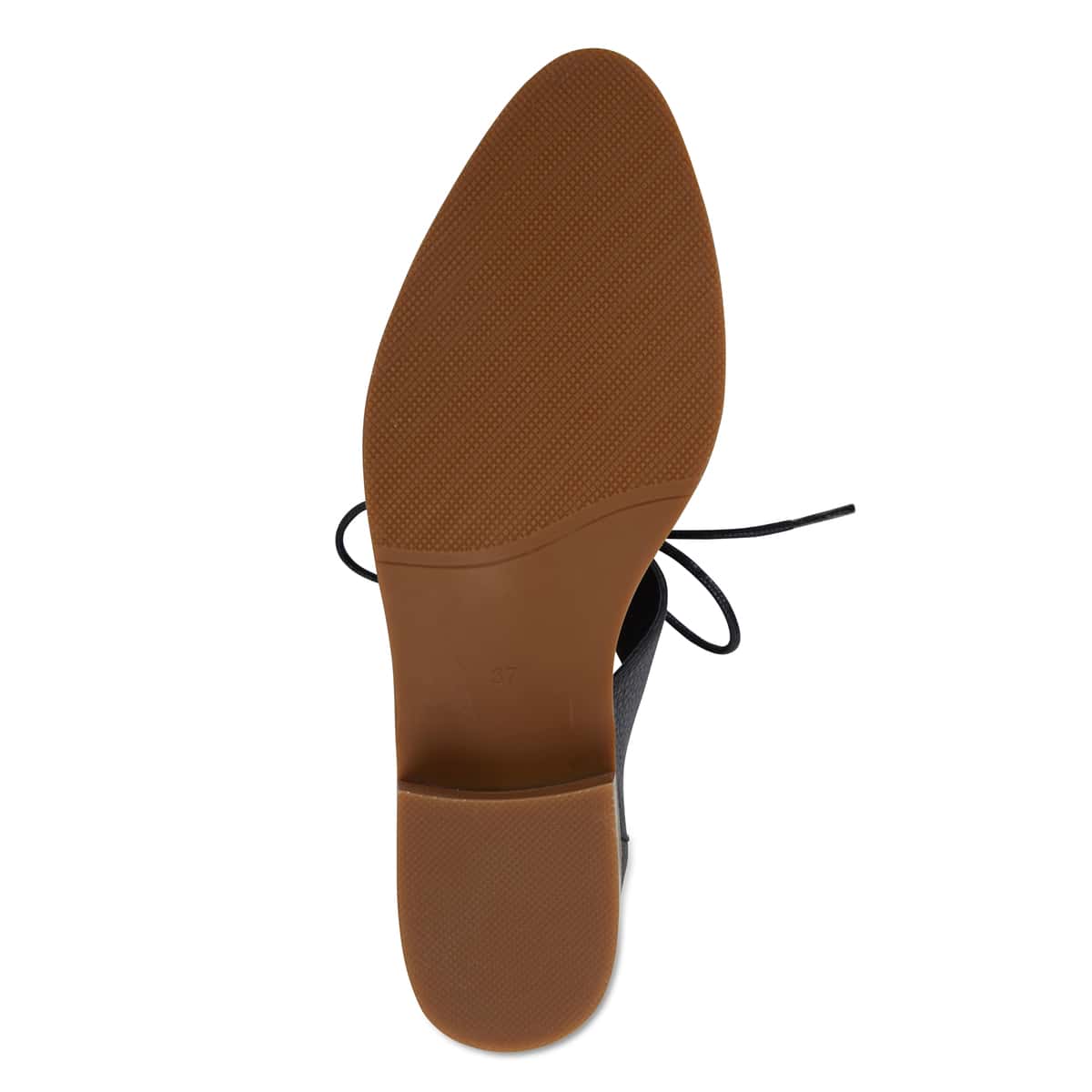 Exhibit Brogue in Black Leather