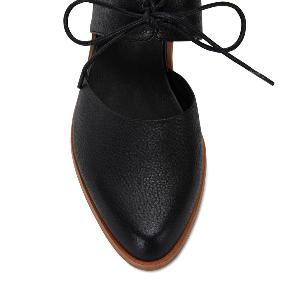 Exhibit Brogue in Black Leather