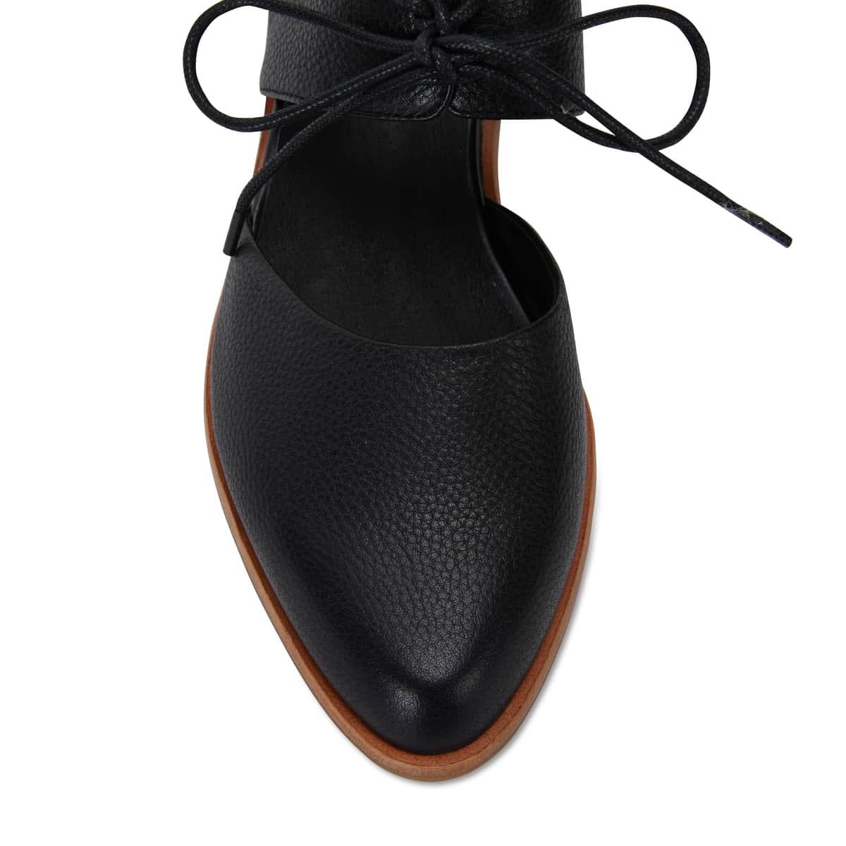 Exhibit Brogue in Black Leather