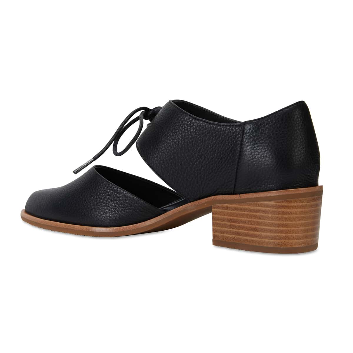 Exhibit Brogue in Black Leather