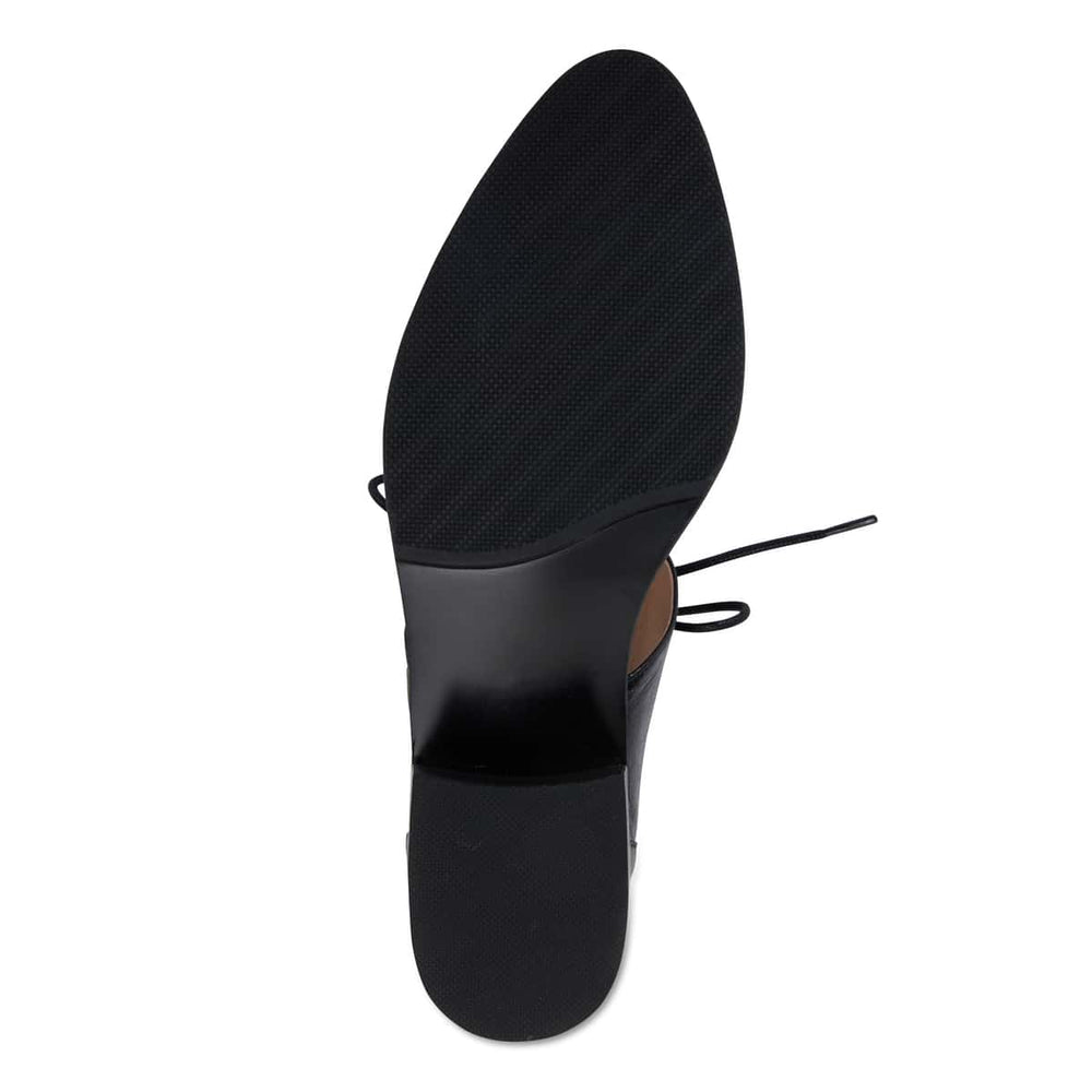 Exhibit Brogue in Black Oil Leather