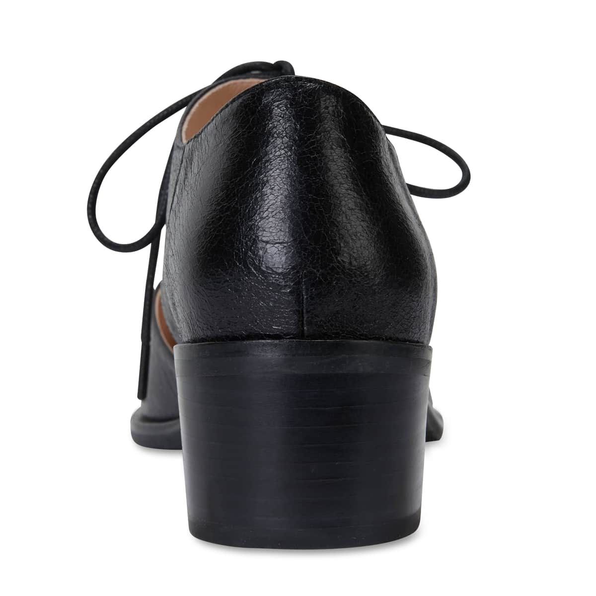 Exhibit Brogue in Black Oil Leather