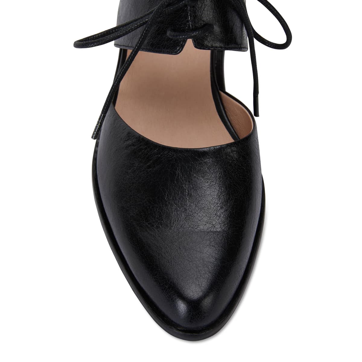 Exhibit Brogue in Black Oil Leather