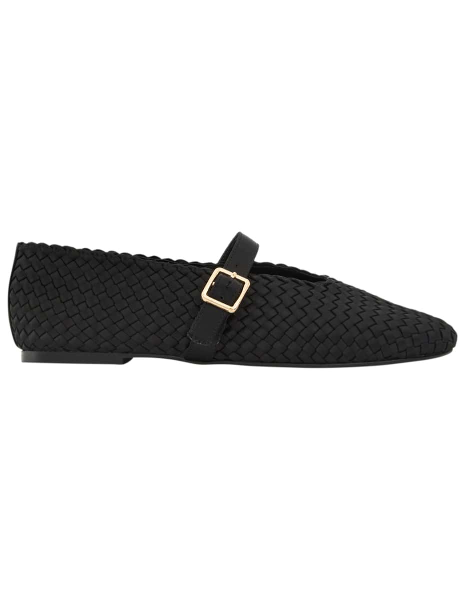 Ezra Ballet Flat in Black