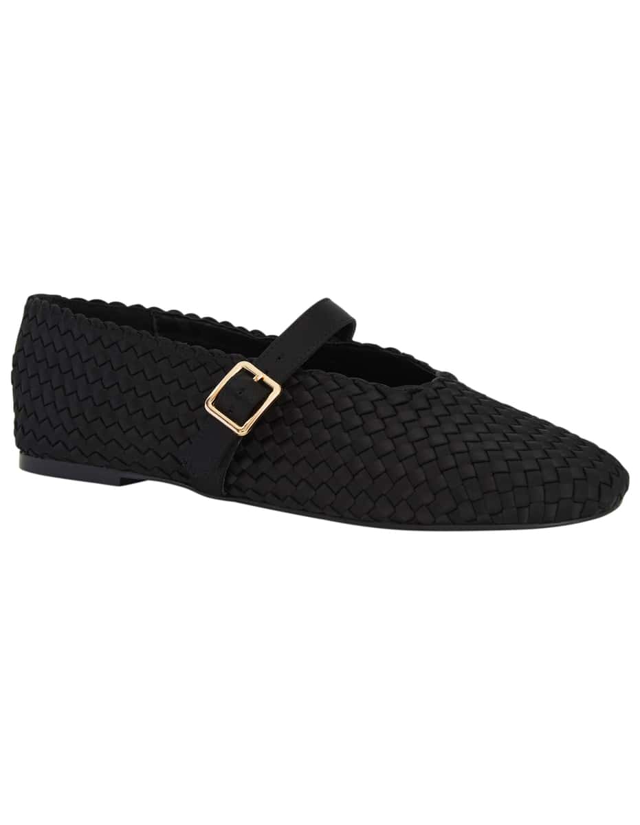 Ezra Ballet Flat in Black