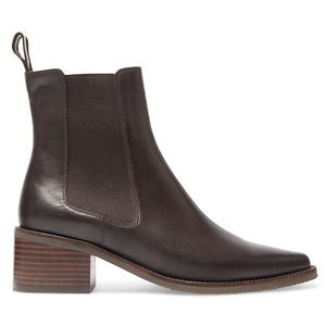 Jane Debster Federal Boot in Chocolate Glove Leather