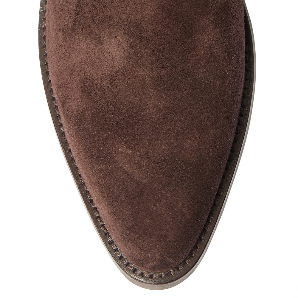 Federal Boot in Chocolate  Suede
