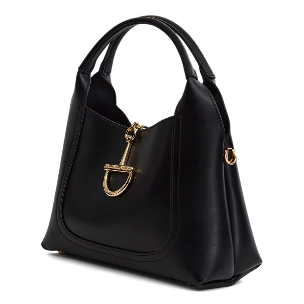 Fleur Bag in Black Leather
