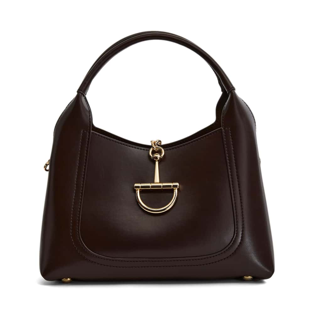 Fleur Bag in Chocolate  Leather