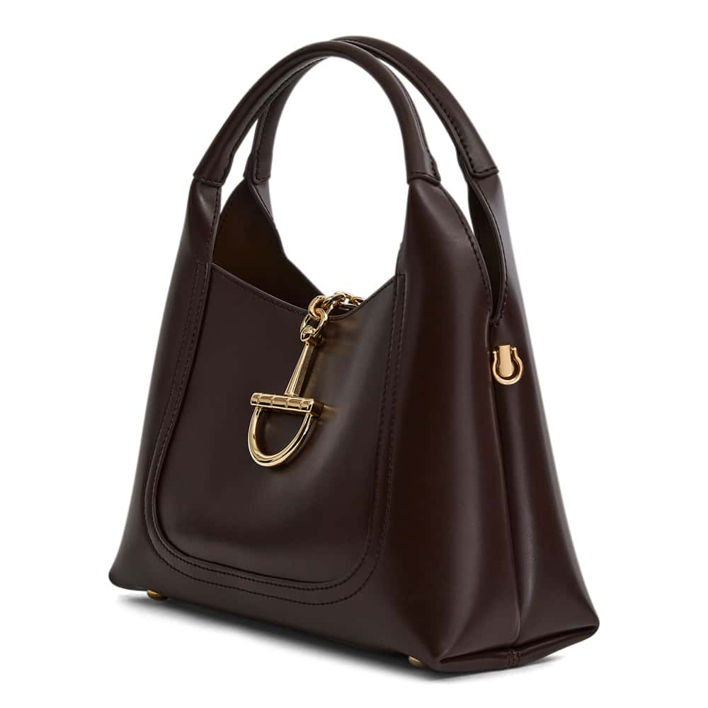 Fleur Bag in Chocolate  Leather